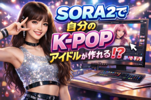 投稿についてもっと詳しく Sora 2で夢の動画制作！プロンプトだけでK-POPアイドル風動画を作る完全ガイド