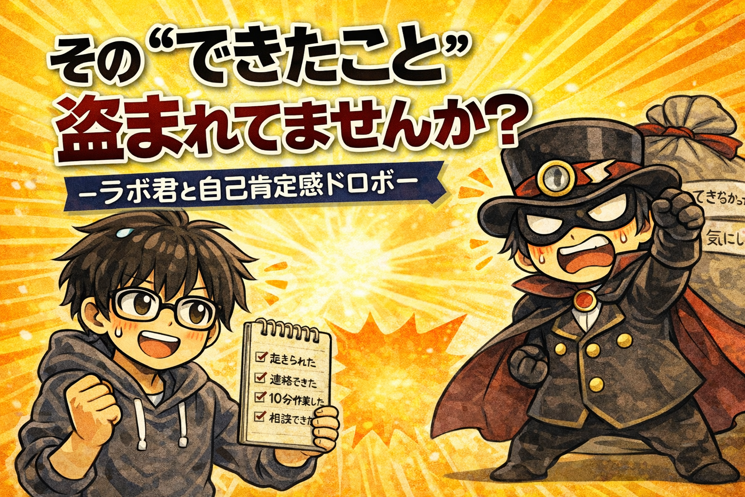 あなたが現在見ているのは 　　　その“できたこと”、盗まれてませんか？